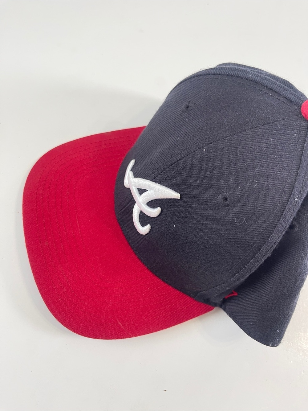 ATLANTA BRAVES MLB 47 BRAND TEAM LOGOS COLORS OSFM CAPTAIN SNAPBACK HAT/CAP - Picture 4 of 6